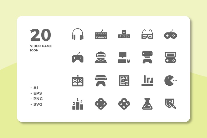 [EnvatoElements] 20 Video Game Icons (Solid) (2019_0.jpg